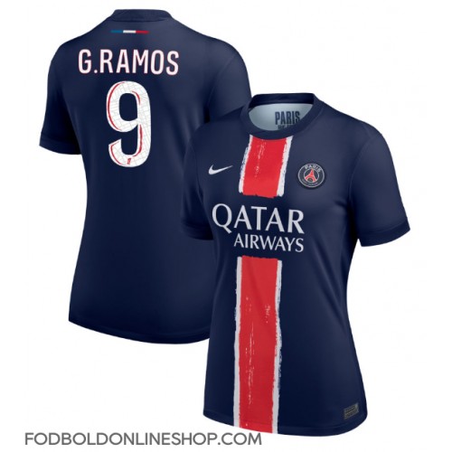 Paris Saint-Germain Goncalo Ramos #9 Hjemmebanetrøje Dame 2024-25 Kortærmet